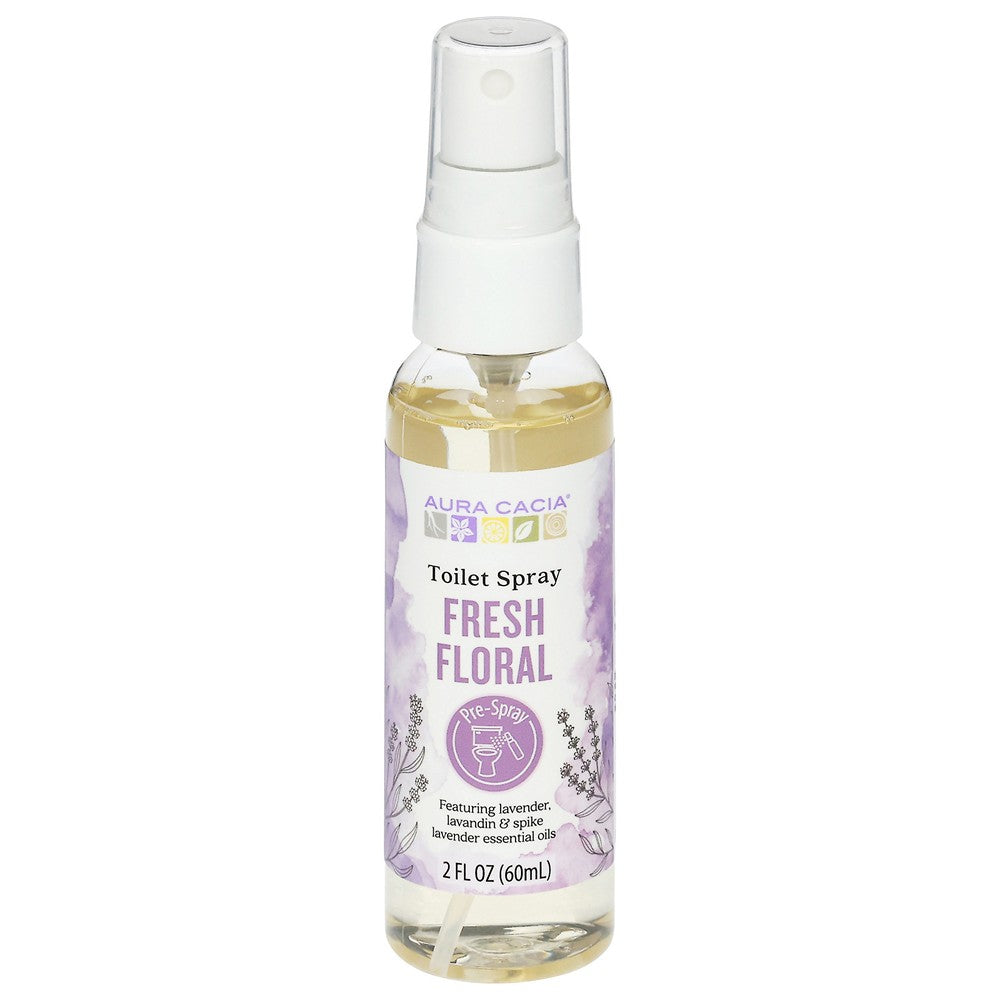 Aura Cacia - Toilet Spry Fresh Floral - EA of 1-2 FZ