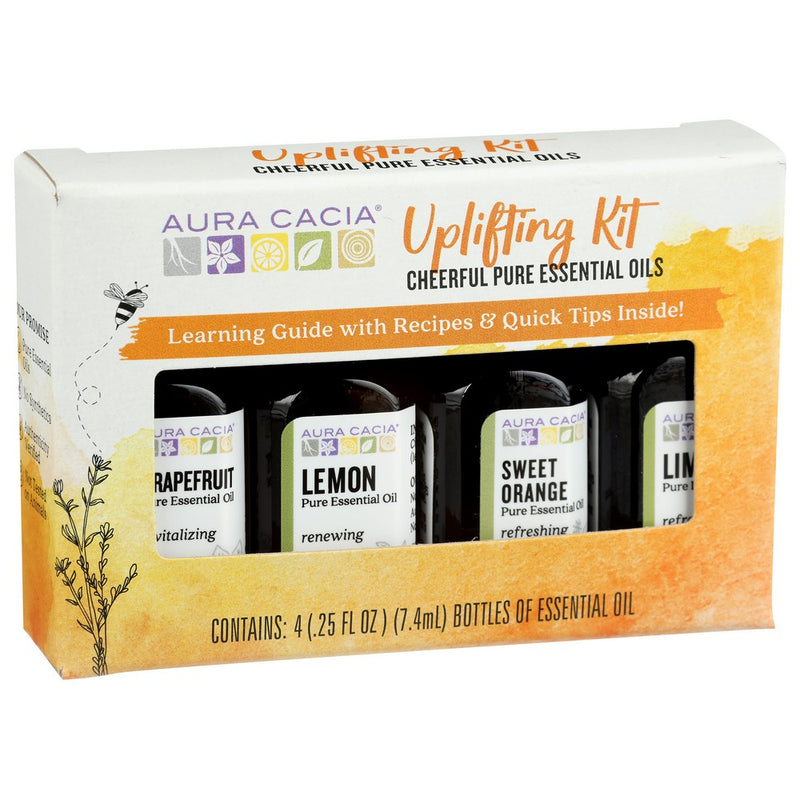 Aura Cacia Oil Essential Uplift Kit - 1 Fluid Ounce, Case of 1