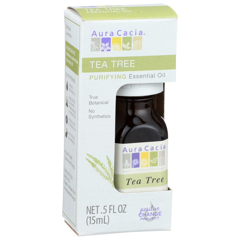 Aura Cacia Oil Essential Tree Tree Bxd - 1 Ounce, Case of 1