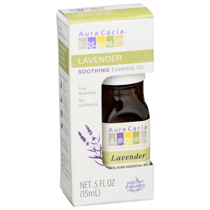 Aura Cacia Oil Essential Lavender Bxd - 1 Ounce, Case of 1