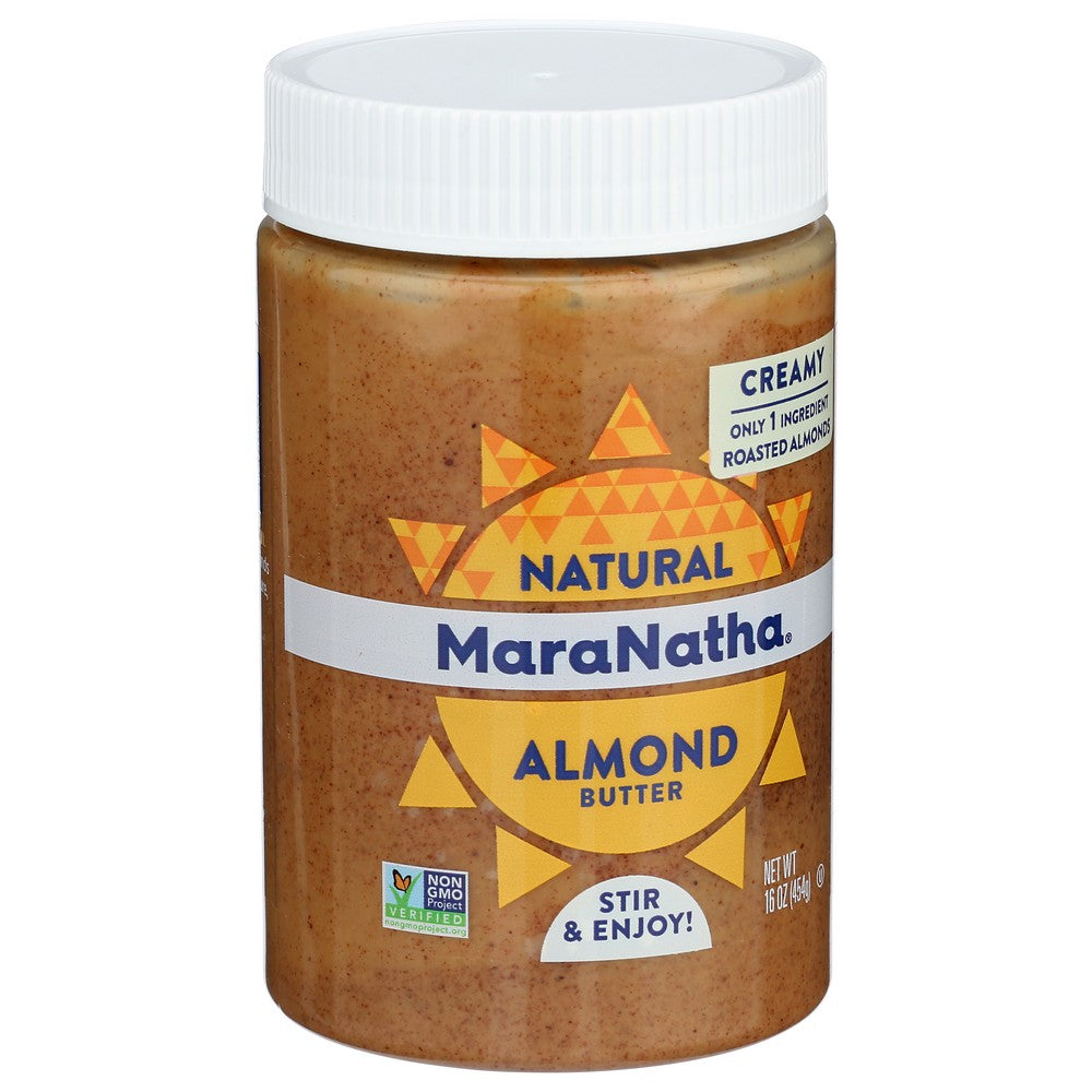 Maranatha 2019933, Creamy Almond Butter 16 Ounce,  Case of 6