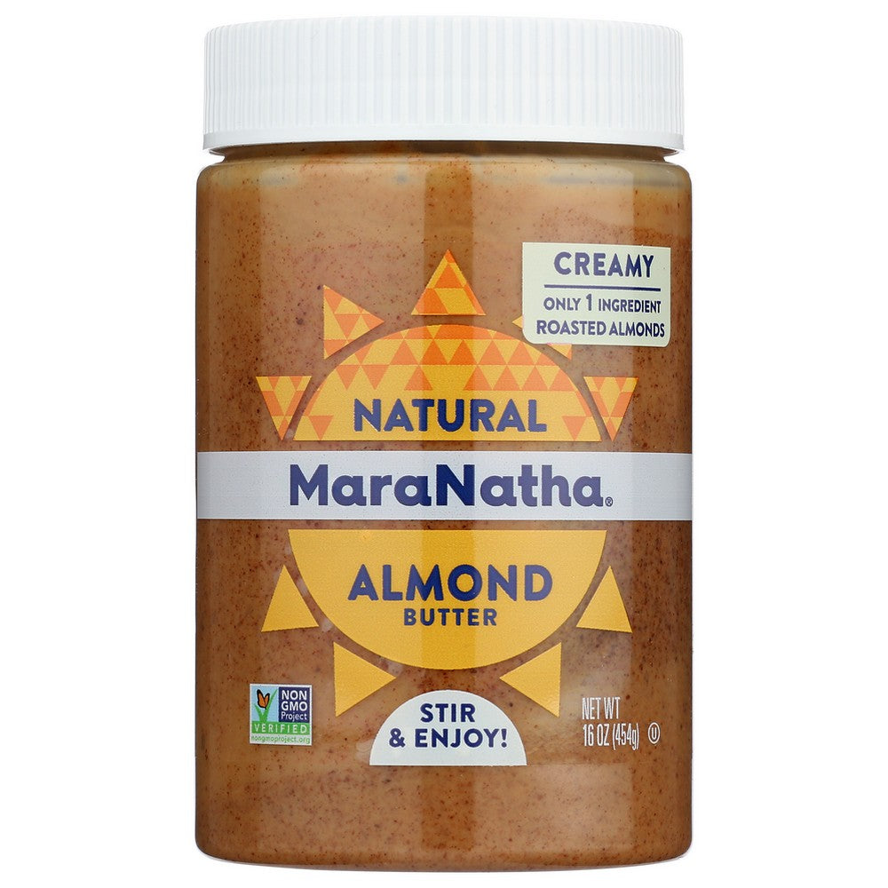 Maranatha 2019933, Creamy Almond Butter 16 Ounce,  Case of 6