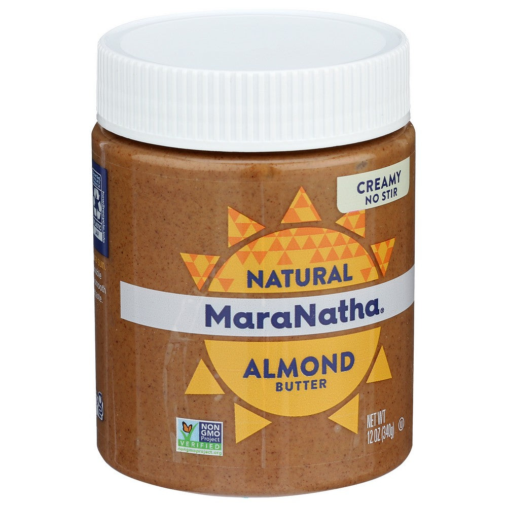 Maranatha® 2019940, Maranatha Creamy No-Stir Almond Butter, 12 Oz. Jar,  Case of 6