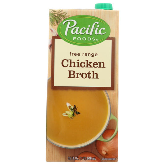 Pacific Foods Broth Chkn Frange - 32 Ounce,  Case of 12