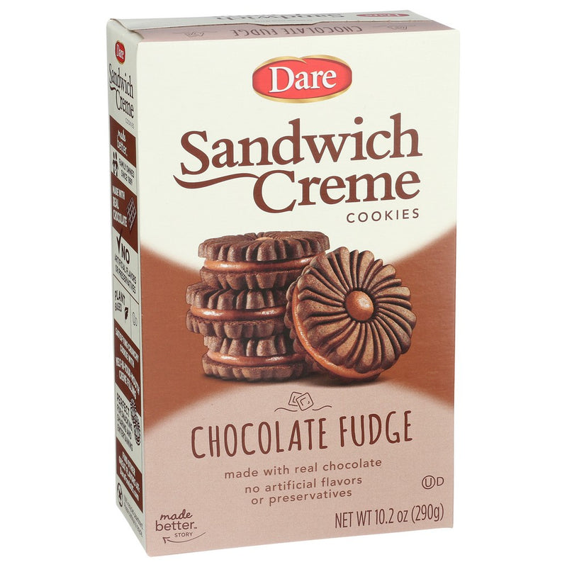 Dare Cookie Fudge Creme - 10 Ounce, Case of 12