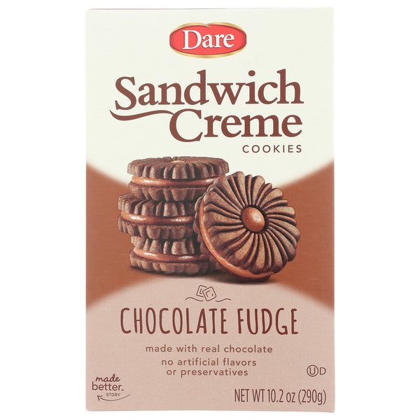 Dare Cookie Fudge Creme - 10 Ounce, Case of 12