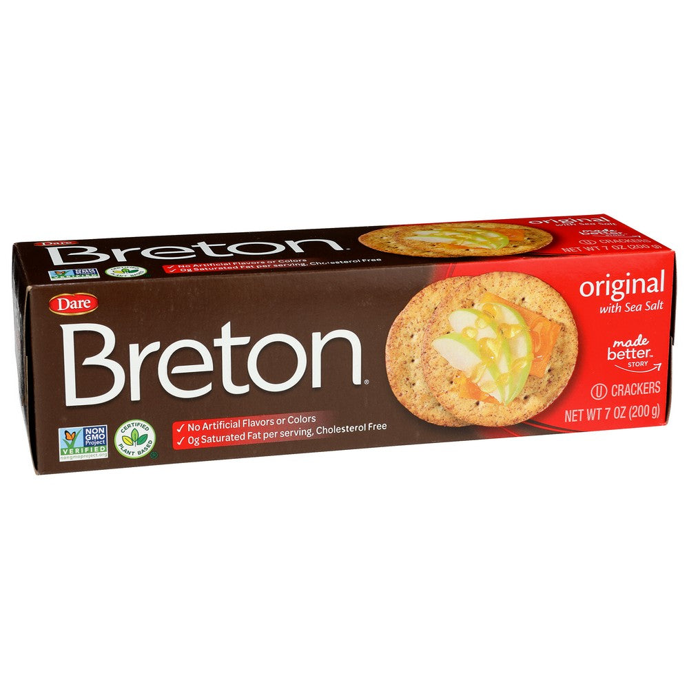 Breton® 60008,  Cracker Breton Original 7Oz 7 Ounce,  Case of 12