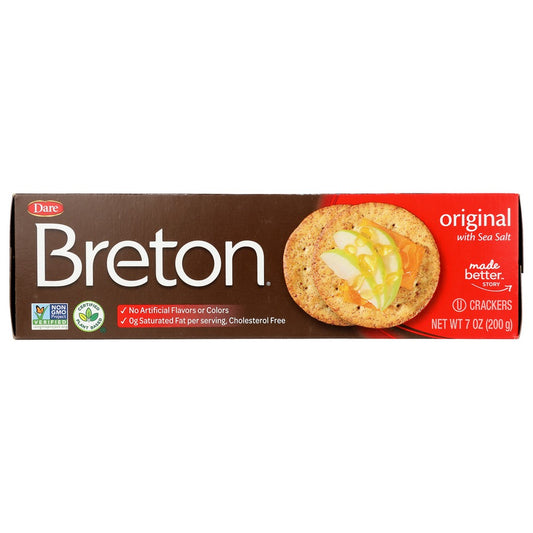 Breton® 60008,  Cracker Breton Original 7Oz 7 Ounce,  Case of 12