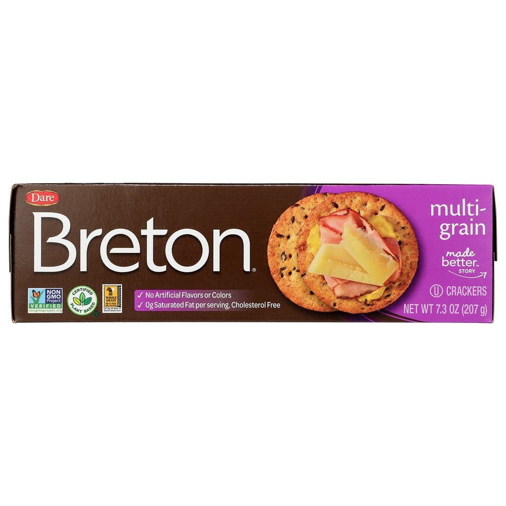 Breton® 60178,  Cracker Breton Multigrain 7.3Oz 7.3 Ounce,  Case of 12