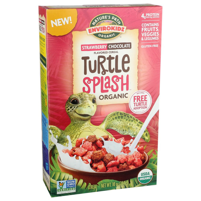 Natures Path Cereal Turtle Splash Organic - 10 Ounce, Case of 12