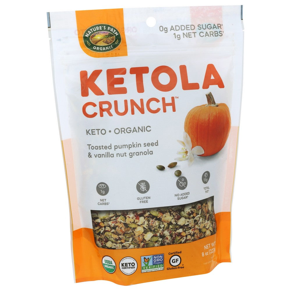 Nature's Path Organicanic® ,  Nature's Path Ketola Crunch Organicanic Toasted Pumpkin Seed & Vanilla Granola 8Oz Pouch 8 Ounce,  Case of 6