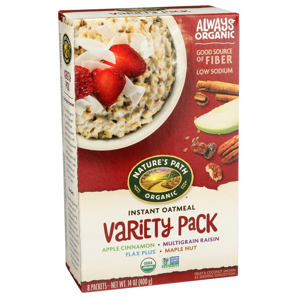 Nature's Path Foods 45044U, Nature's Path Hot Oatmeal Variety Pack, 8 Packets,  Case of 6