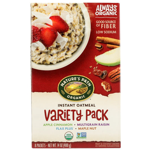 Nature's Path Foods 45044U, Nature's Path Hot Oatmeal Variety Pack, 8 Packets,  Case of 6