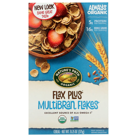 Nature's Path Organicanic® 77050U, Nature's Path, Flax Plus Multibran Flakes, 13.25 Oz. ,  Case of 12