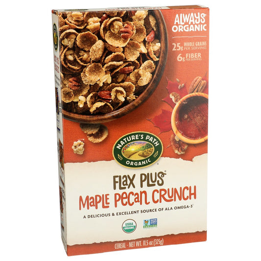 Nature's Path Foods 77143U, Nature's Path Flax Plus, Maple Pecan Crunch, 11.5 Oz. ,  Case of 6