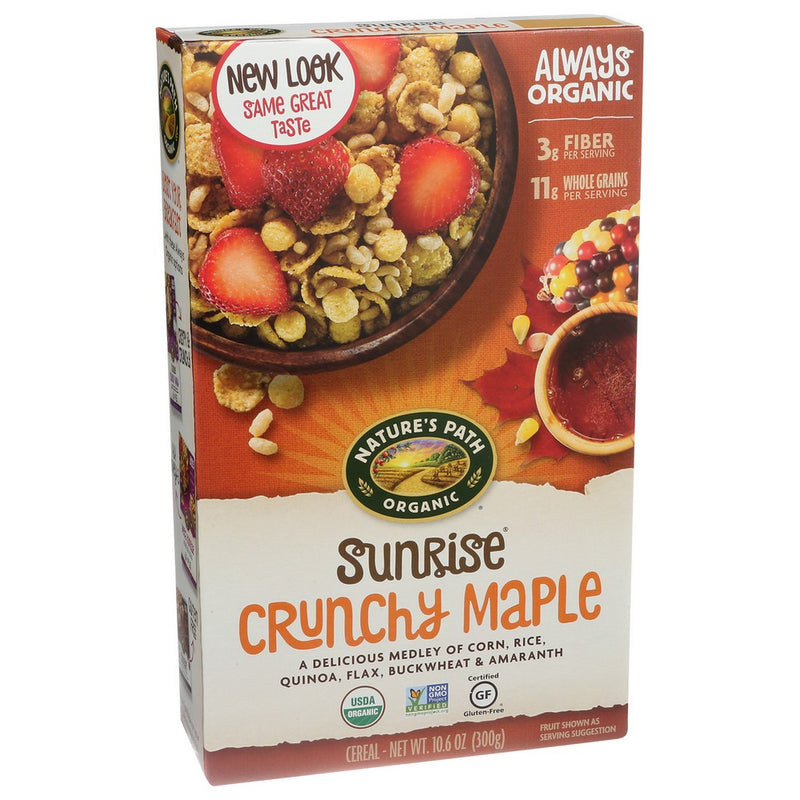 Natures Path Cereal Crnchy Mple Sunrs Organic - 11 Ounce, Case of 12