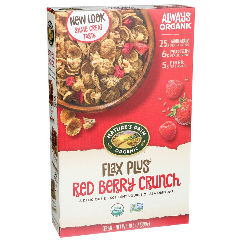 Natures Path Cereal Flx Pls Rdbry Organic - 11 Ounce, Case of 12