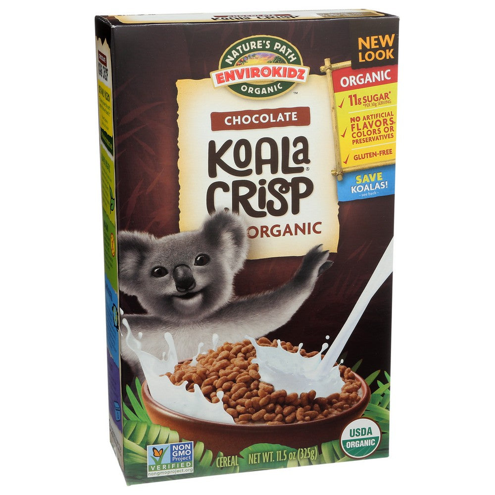 Nature's Path Organicanic® 86003U, Envirokidz Koala Crisp, Chocolate, 10 Oz.,  Case of 12