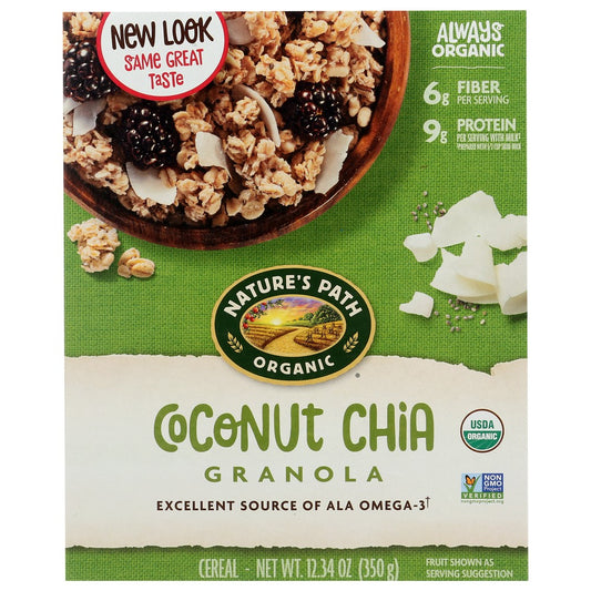 Natures Path Granola Chia Coconut Organic - 12 Ounce,  Case of 12