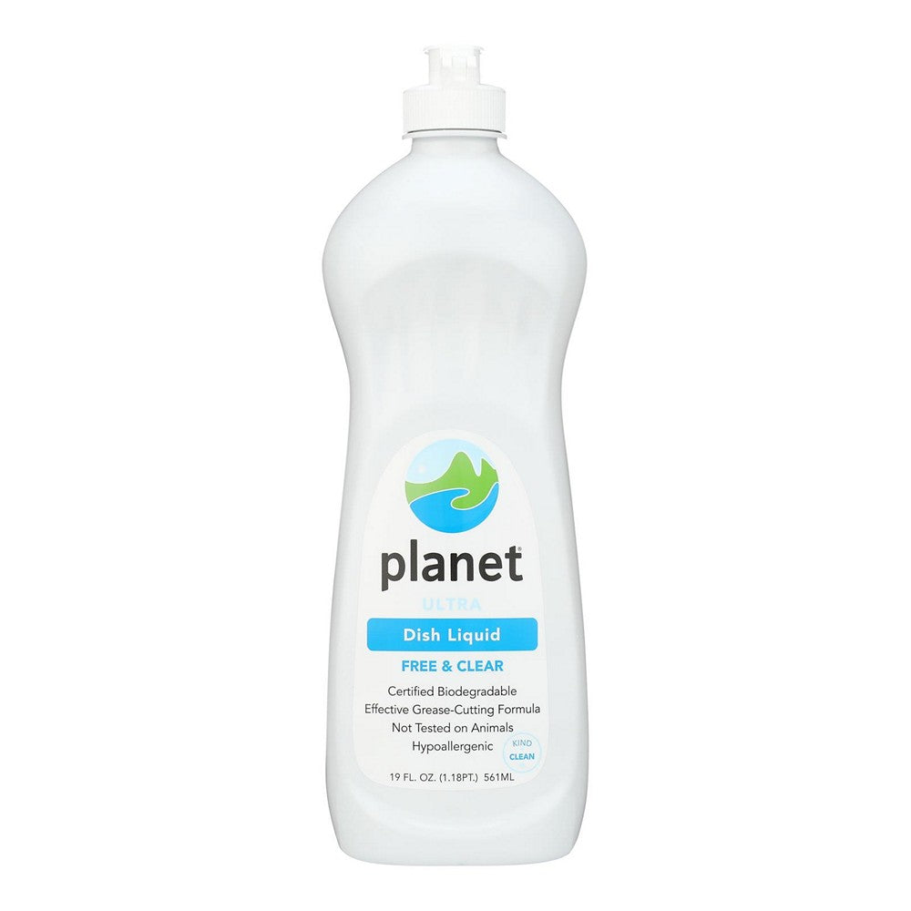 Planet - Dishwashing Liquid Ultra Fresh & Clean - Case of 12-19 Fluid Ounces