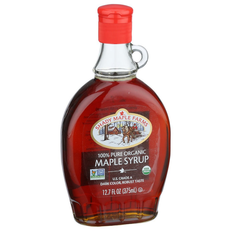 Shady Maple Farm Syrup Maple Dk Robust Organic - 13 Ounce, Case of 12