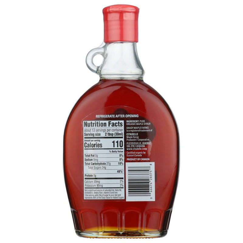 Shady Maple Farm Syrup Maple Dk Robust Organic - 13 Ounce, Case of 12