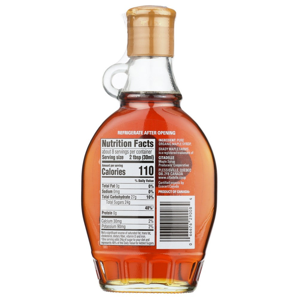 Shady Maple Farm Syrup Ambr Rich Taste Organic - 8 Ounce,  Case of 12