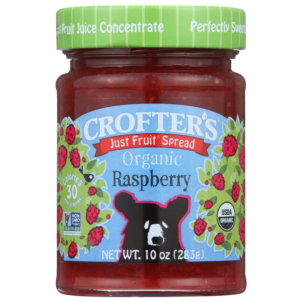 Crofter's® Organicanic , Crofter’S Organicanic, Raspberry Just Fruit Spread, 10 Oz.,  Case of 6