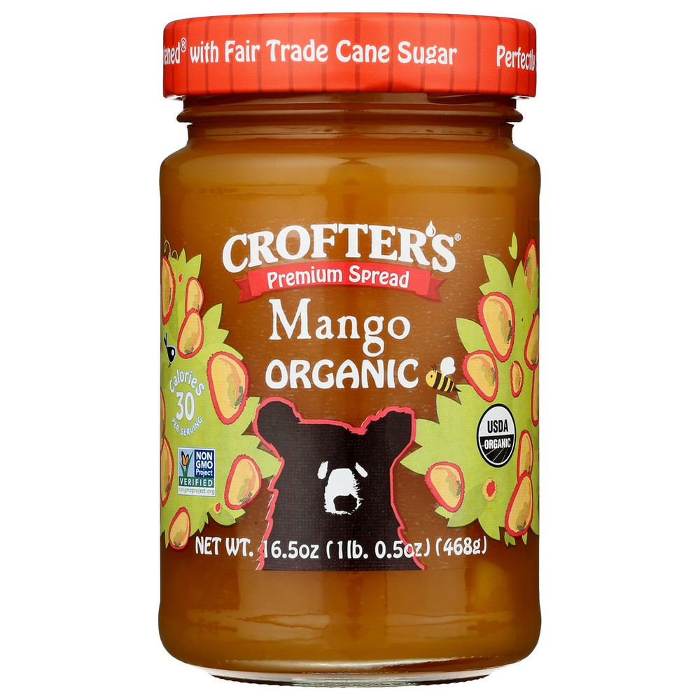 Crofter's®, Premium Spread Mango Organic 16.5 Ounce, Case of 6