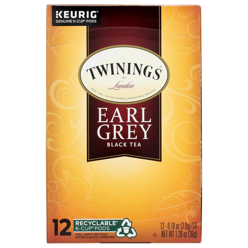 Twining Tea Tea Kcup Earl Grey - 12 Piece, Case of 6