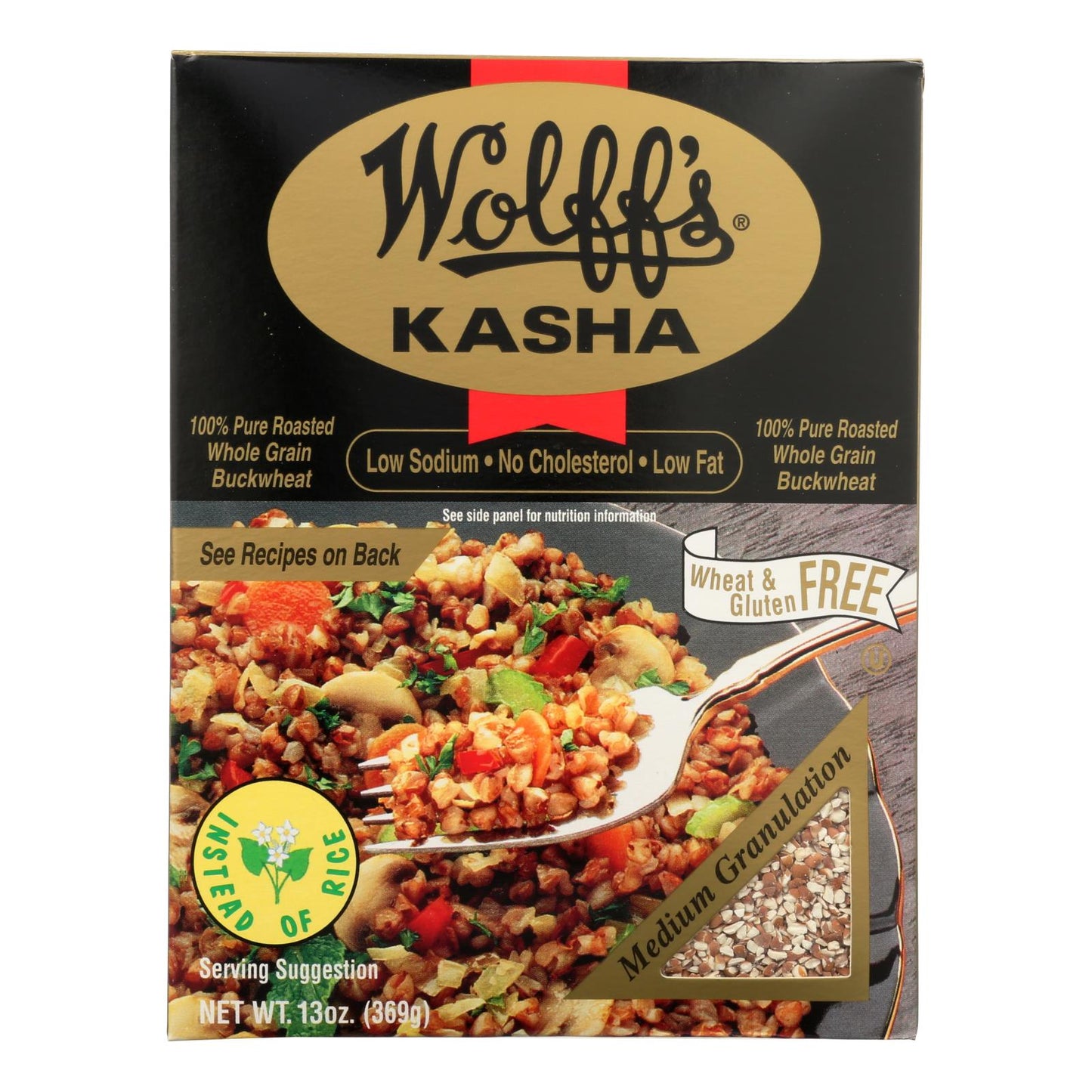 Wolff's Kasha Medium Granulation - Case of 6 - 13 Ounce.