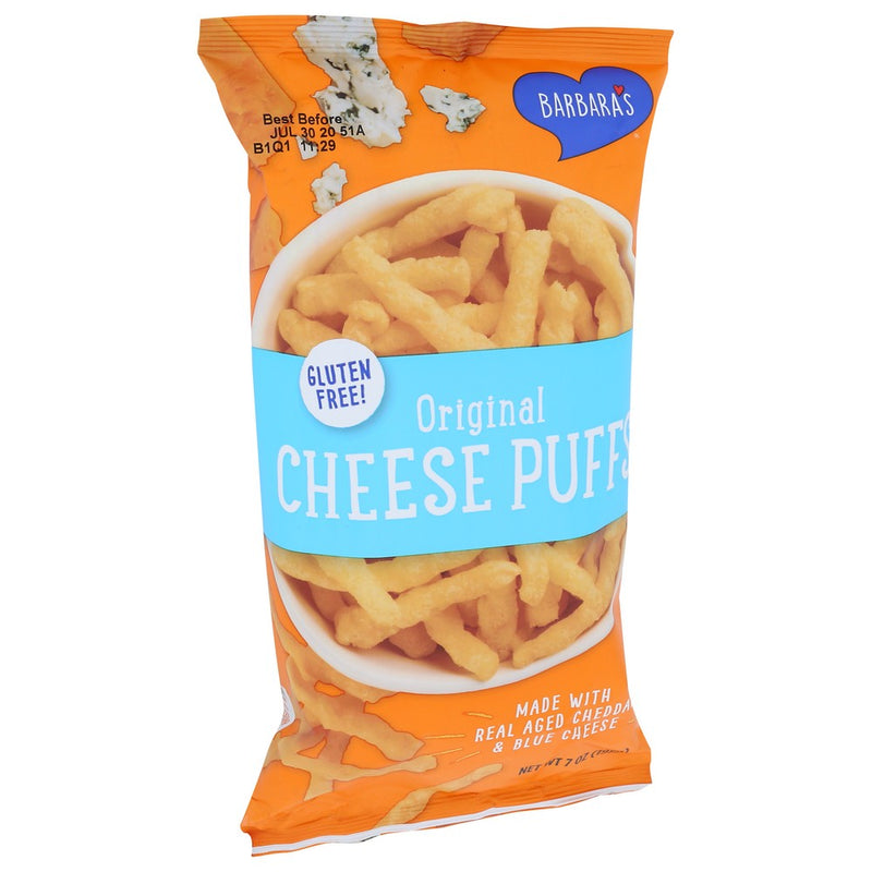 Barbaras Cheese Puff Original - 7 Ounce, Case of 12