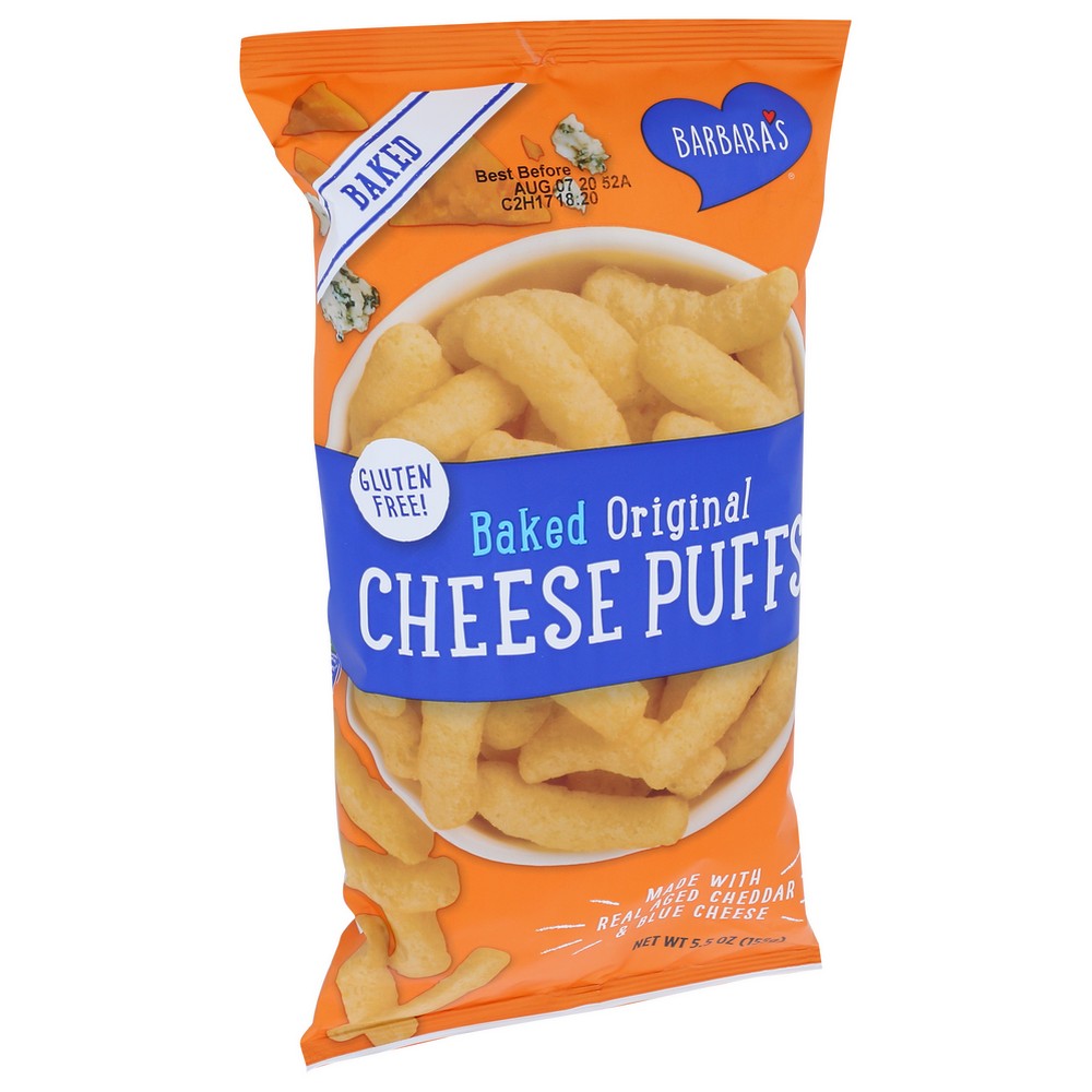 Barbara's® 89562, Barbara's Cheese Puffs, Original, 5 Oz. Bag,  Case of 12