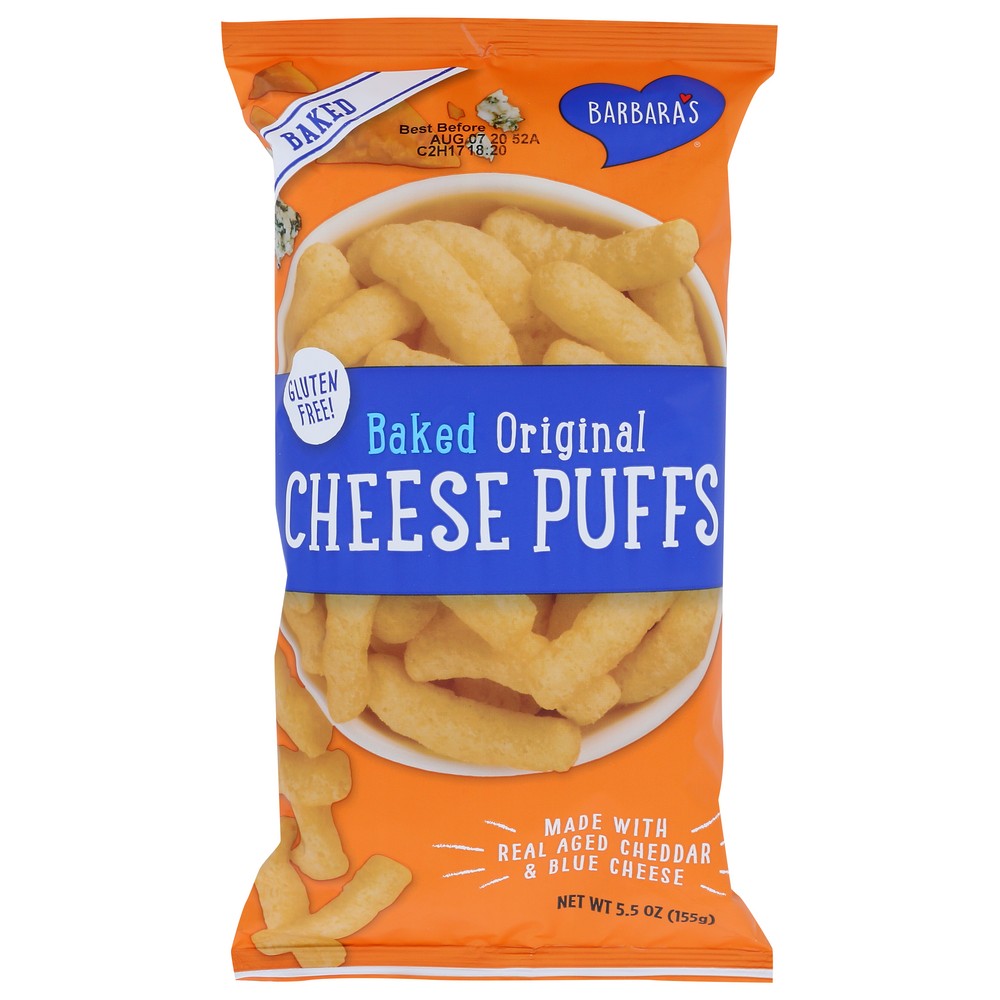 Barbara's® 89562, Barbara's Cheese Puffs, Original, 5 Oz. Bag,  Case of 12