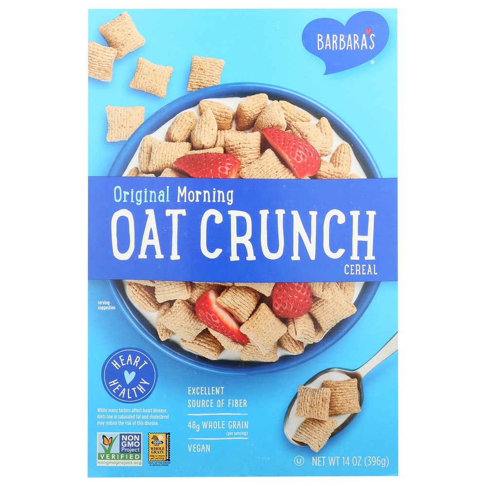 Barbara's® 20612, Barbara's Morning Oat Crunch Cereal, Original, 14 Oz. Box,  Case of 12