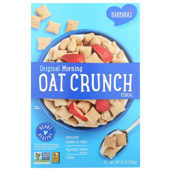 Barbaras Cereal Mrnng Oat Crunch Orig - 14 Ounce, Case of 12