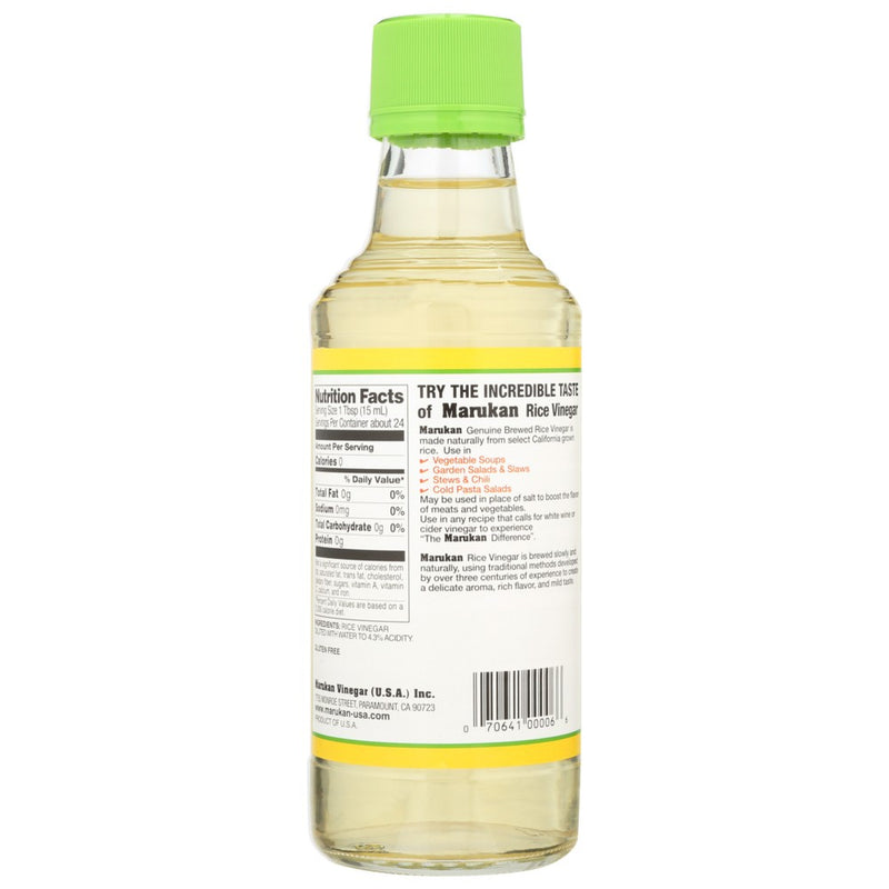 Marukan Vinegar Rice Genuine Brwd - 12 Fluid Ounce, Case of 6