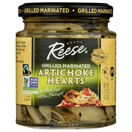 Reese® , Grilled Marinated Artichoke Hearts Artichokes 7.5 Ounce,  Case of 12