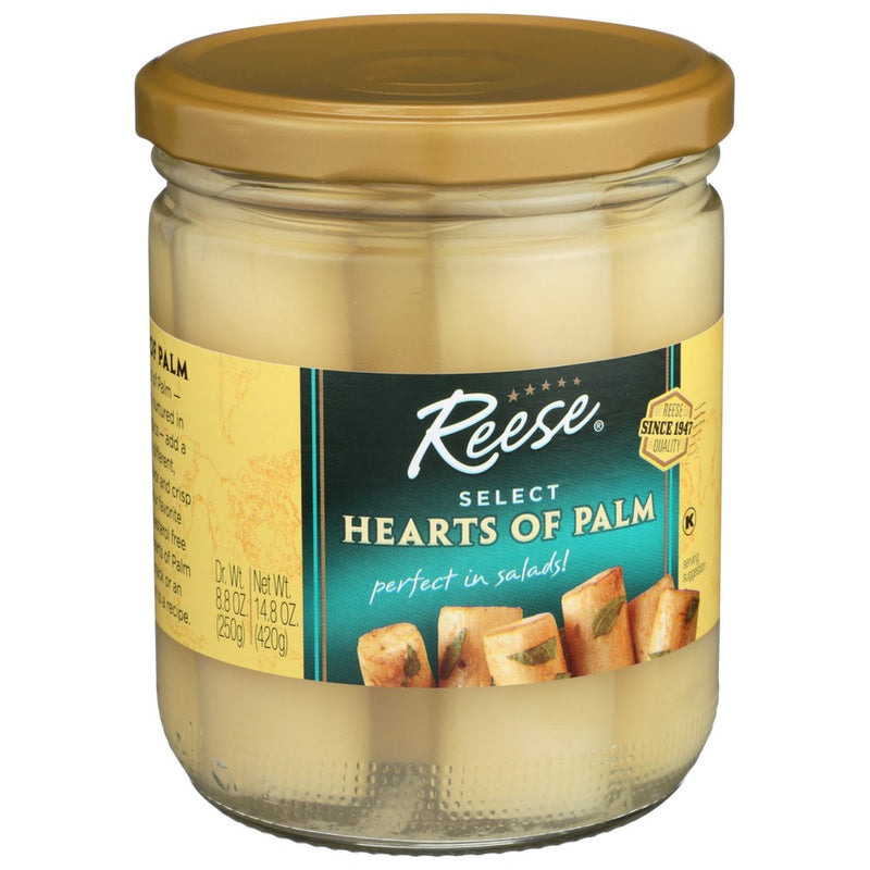 Reese Hearts Of Palm Glass - 15 Ounce, Case of 12