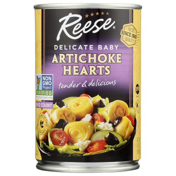 Reese® , Delicate Baby Artichoke Hearts Artichokes 14 Ounce,  Case of 12