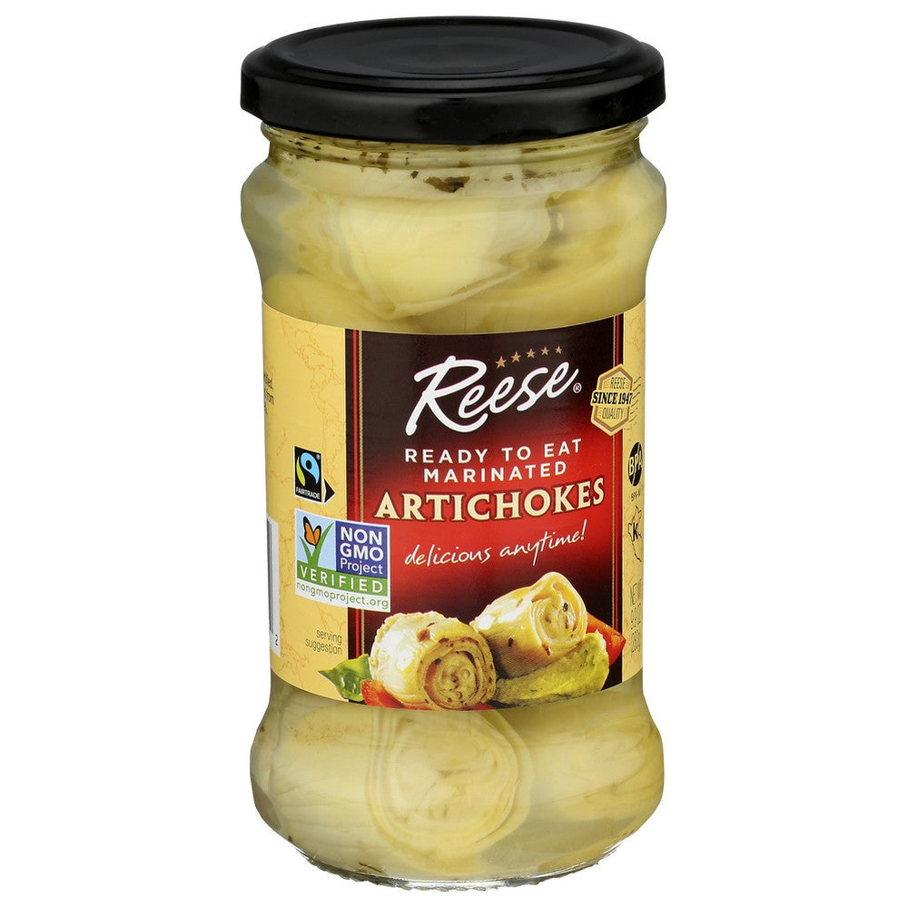 Reese Artichoke Ccktl Marinated - 10 Ounce,  Case of 12