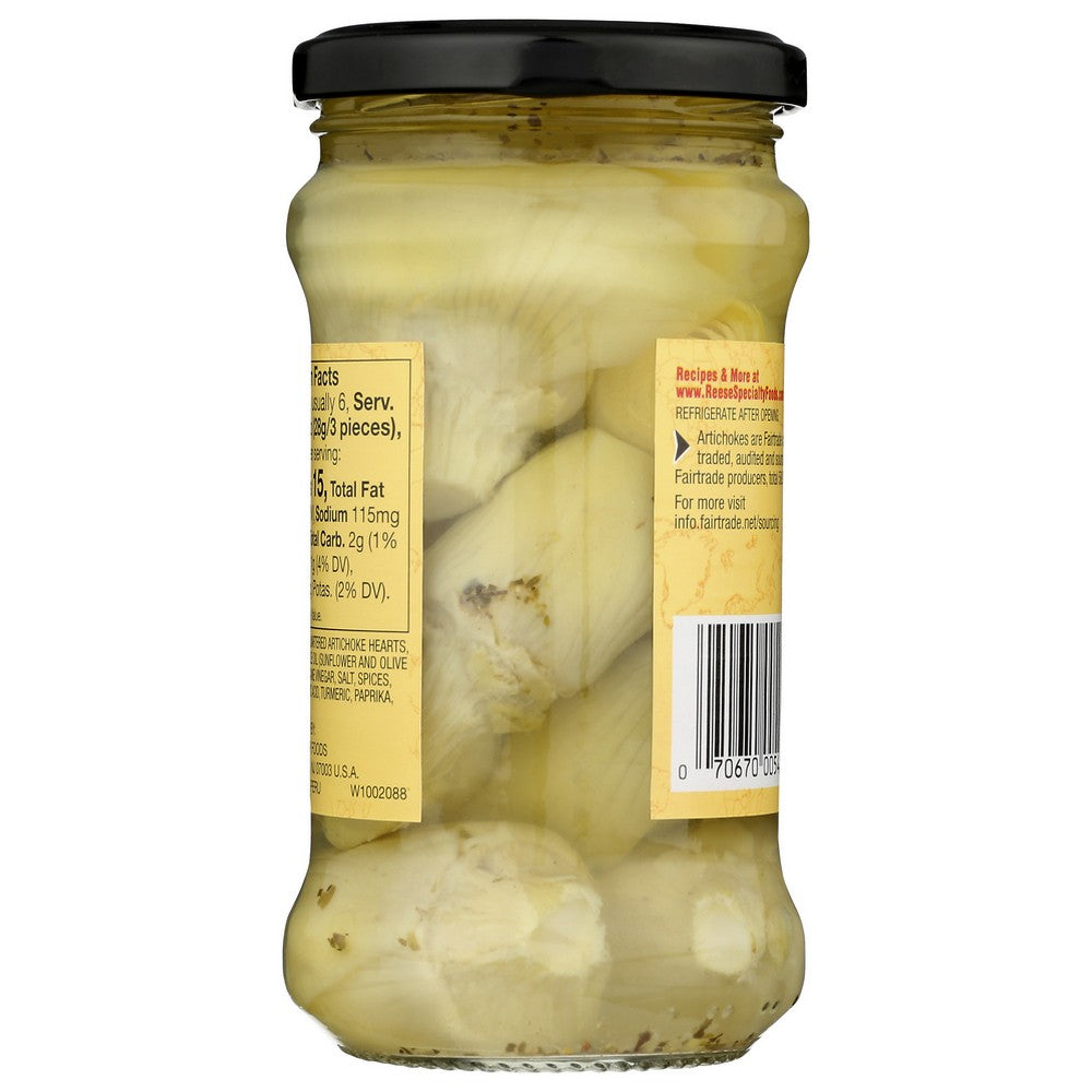 Reese Artichoke Ccktl Marinated - 10 Ounce,  Case of 12