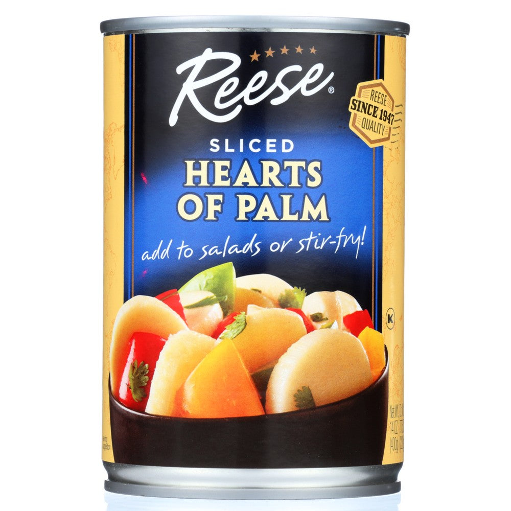 Reese , Reese Hearts Of Palm, Sliced Hearts Of Palm, 14 Oz.,  Case of 6