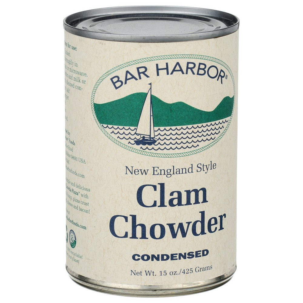 Bar Harbor® Bh00076, Bar Harbor New England Style Clam Chowder, 15 Oz.,  Case of 6