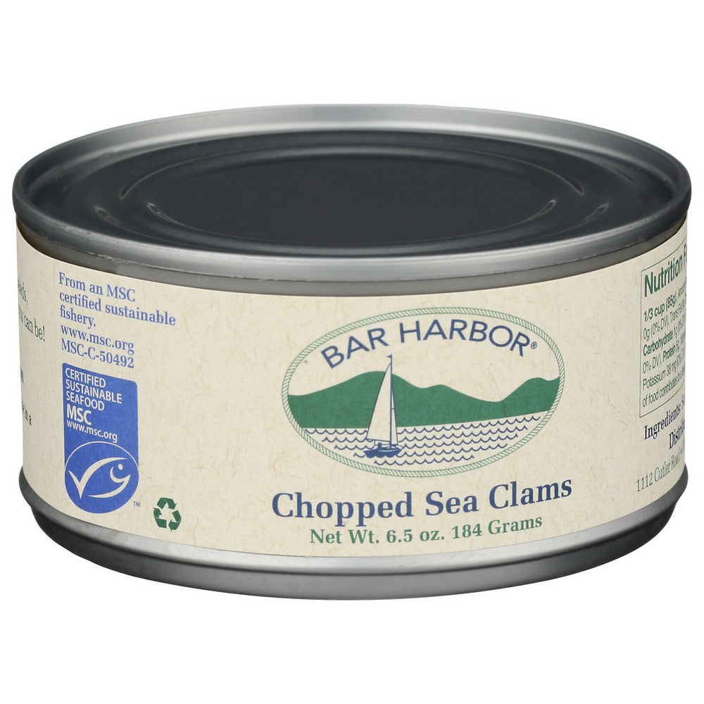 Bar Harbor® Bh00101, Bar Harbor Chopped Clams, 6.5 Oz. Can,  Case of 12