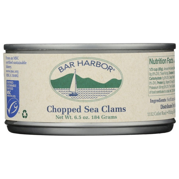 Bar Harbor® Bh00101, Bar Harbor Chopped Clams, 6.5 Oz. Can,  Case of 12