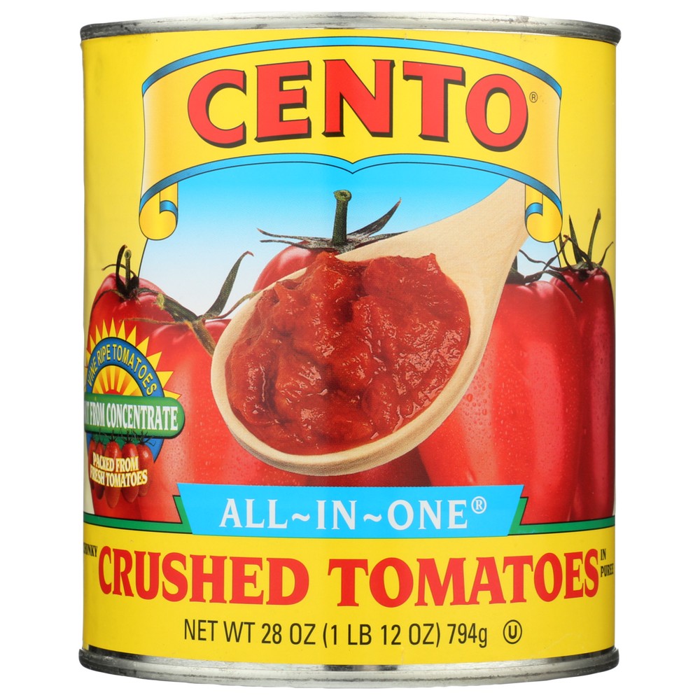 Cento 70796-30002, Cento Ned Tomatoes, All-In-One Crushed Tomatoes, 28 Oz. ,  Case of 12