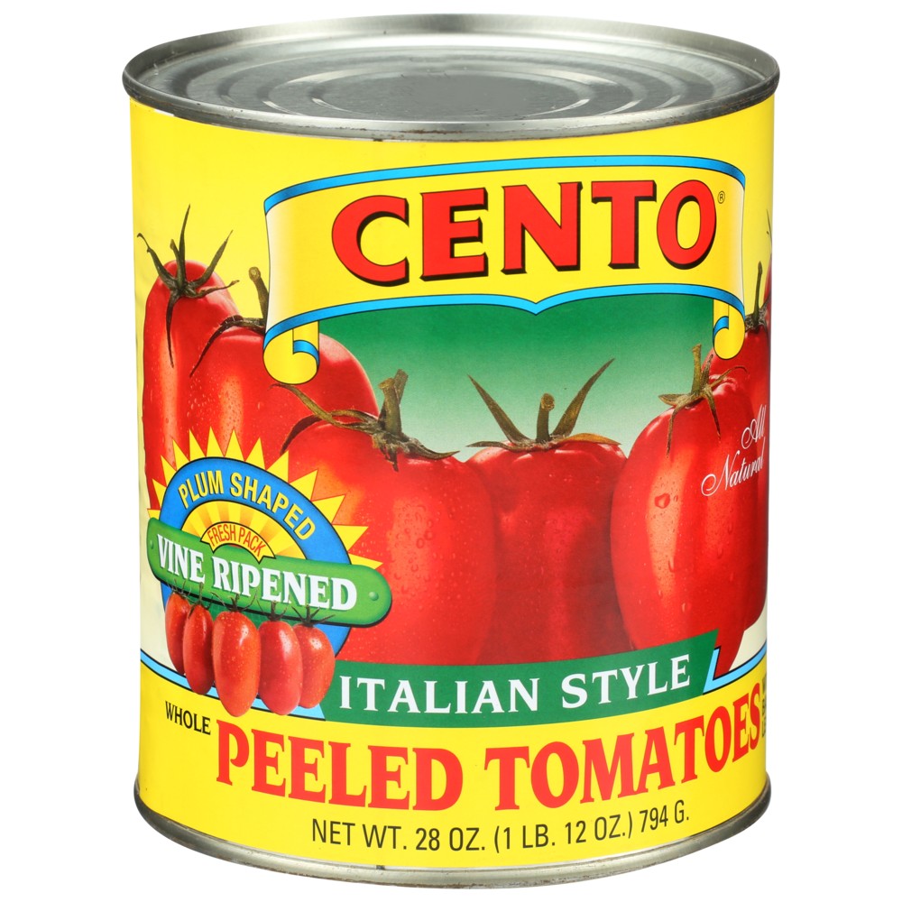 Cento , Cento Ned Tomatoes, Italian Style Peeled Tomatoes, 28 Oz. ,  Case of 12