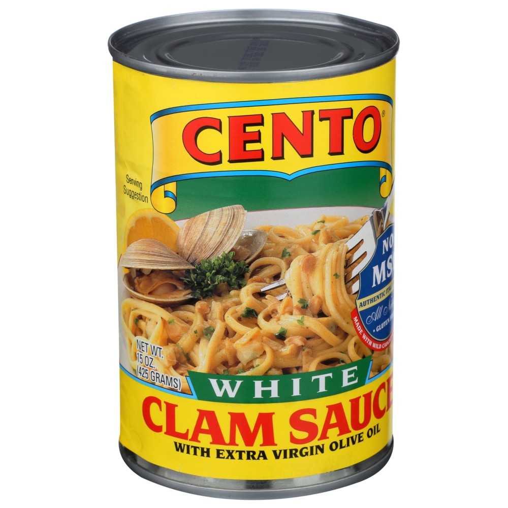 Cento Sauce Clam White - 15 Ounce,  Case of 12