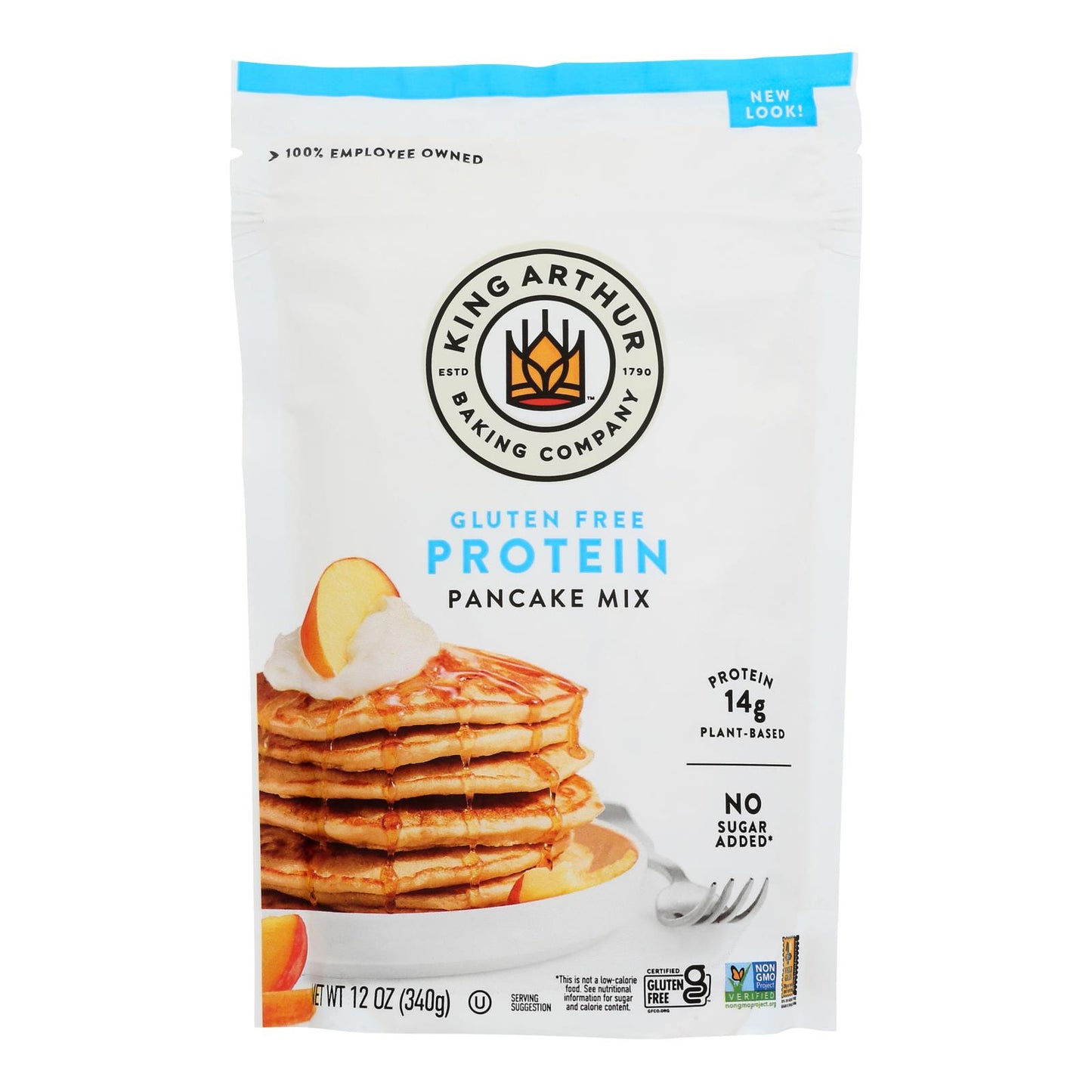 King Arthur Baking Company - Mix Pncake Protein Gluten Free - Case of 6-12 Ounce